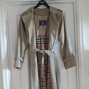 Burberry Long Trench Coat w/ removable wool liner